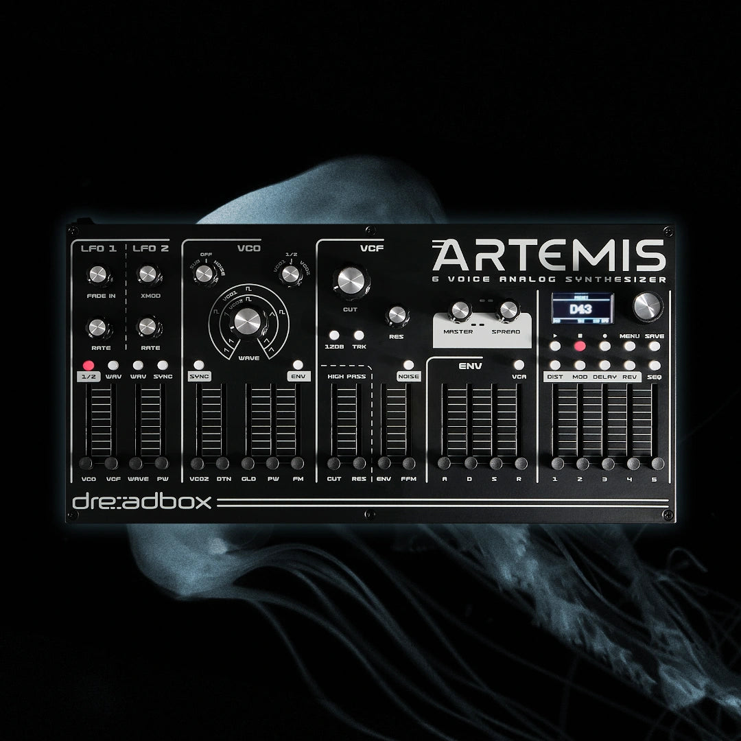 dreadbox artemis presets for ambient, scoring, IDM, Electronica