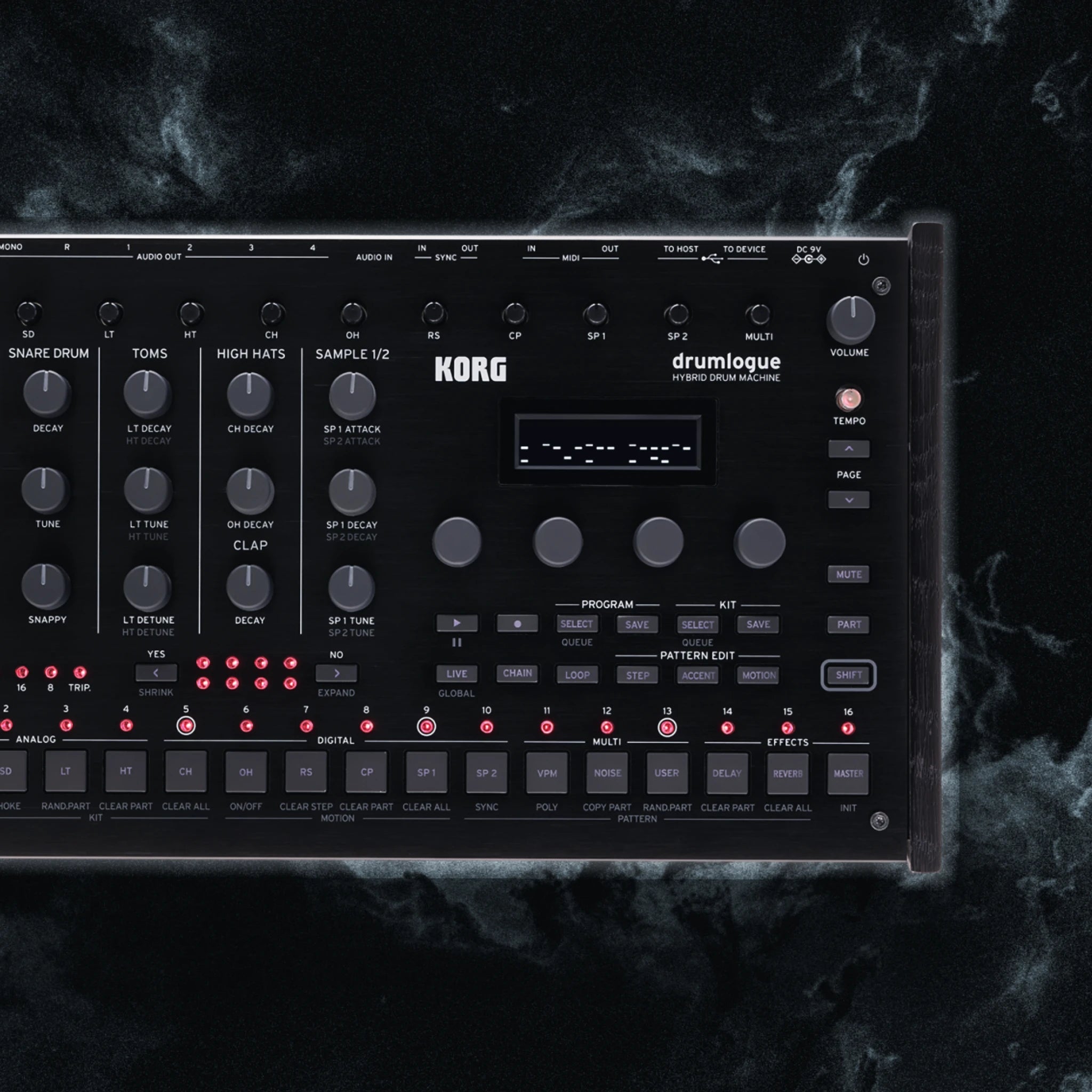 Korg Drumlogue Presets: "Helium" Sound Pack