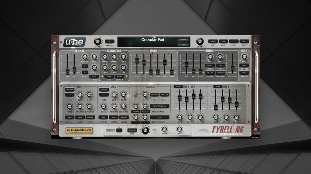 U-He Tyrell N6 Patches for Ambient, Electronica, Dub and Melodic Techno - Molecules Sound Pack