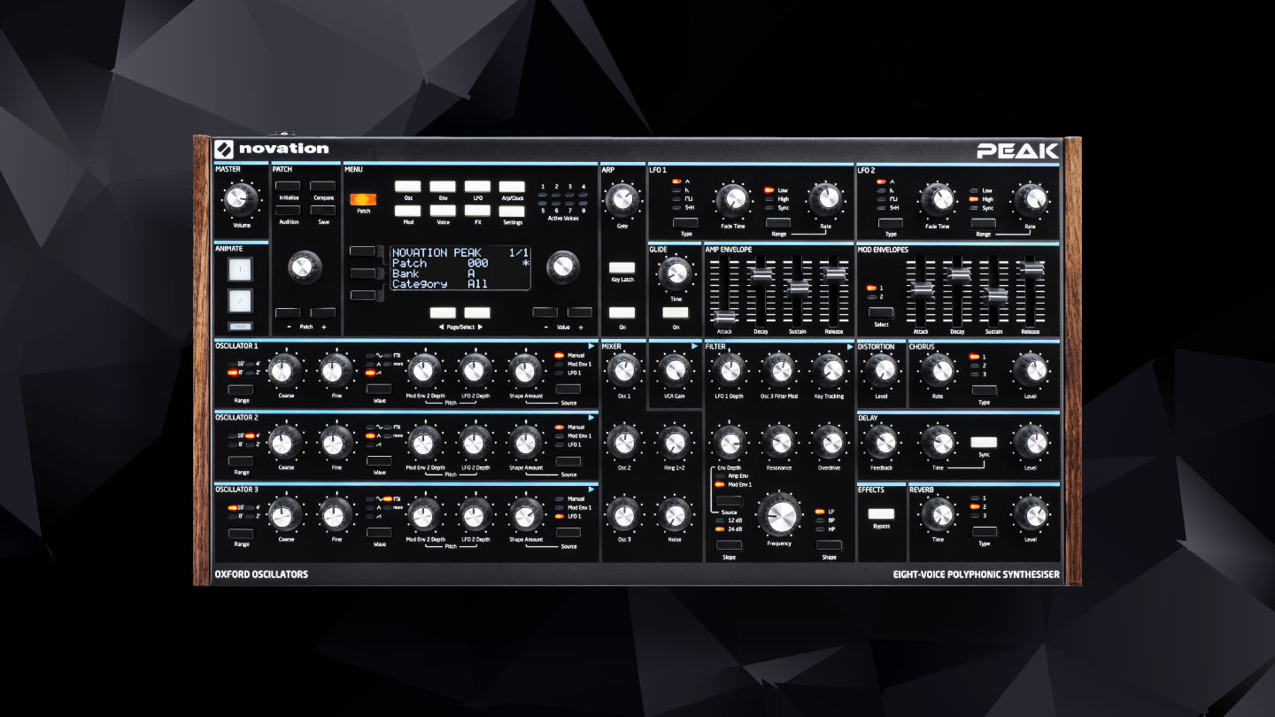 Novation Peak and Summit Presets: 