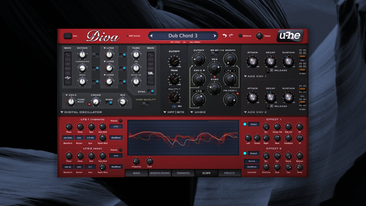 Плагин diva. Diva Synth. Diva VST. U-he Diva v1.4.5. Diva VST обзор.